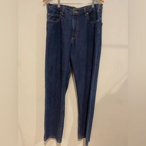 Eddie Bauer Men's Deep Blue Straight Jeans